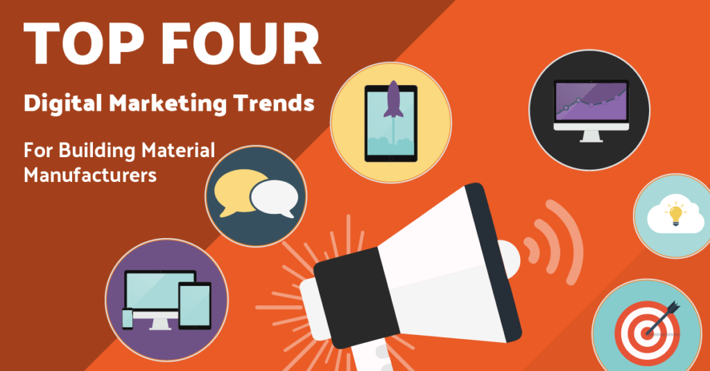 Top Four Trends Featured Image Renoworks Marketing megaphone