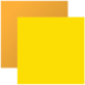 orange and yellow squares flat icon