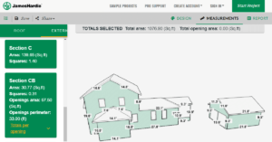 James Hardie Pros Renoworks Visualizer with aerial measurements and 3D-01