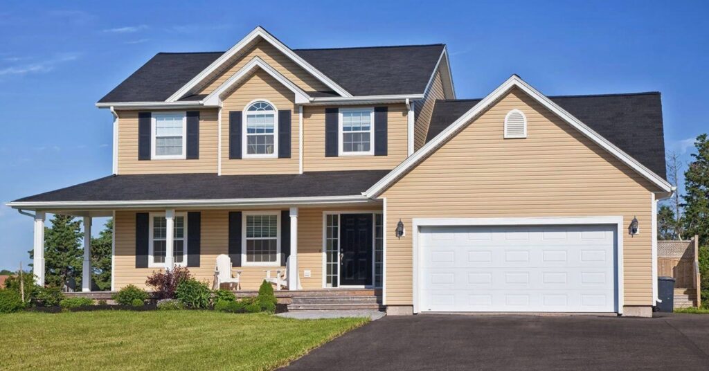vinyl siding shown on home in visualizer