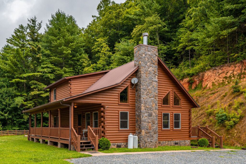 log vinyl siding