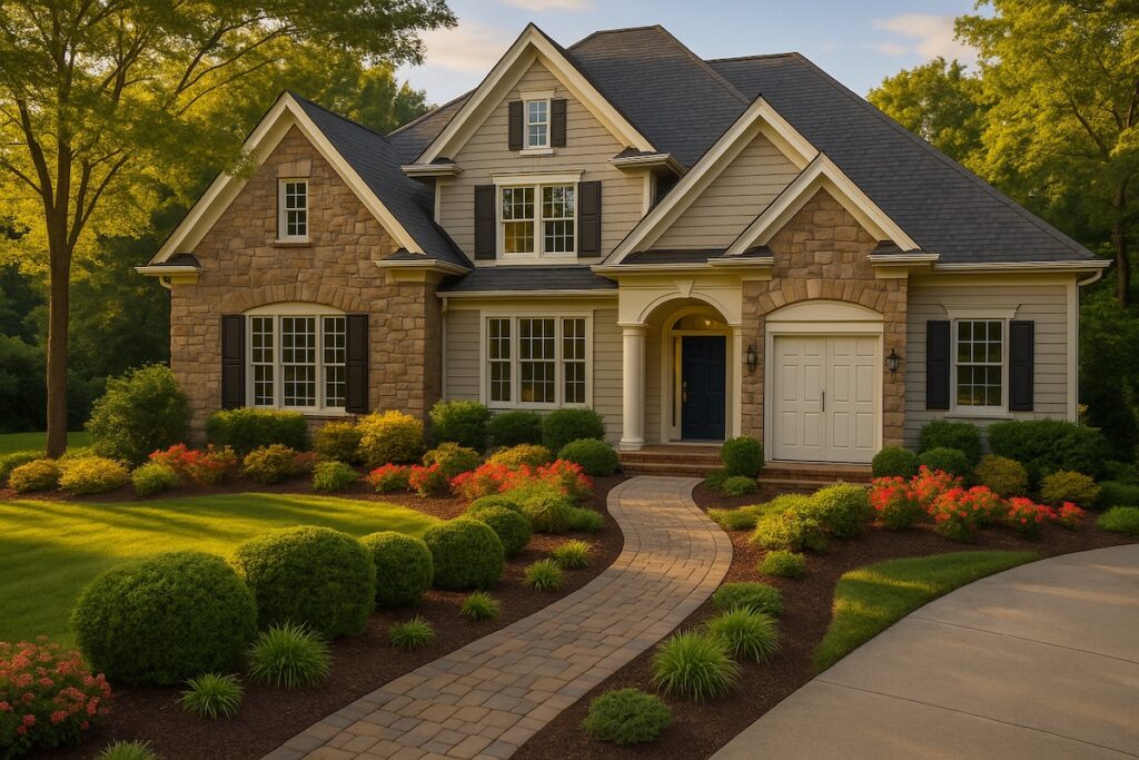 Home with a lot of curb appeal