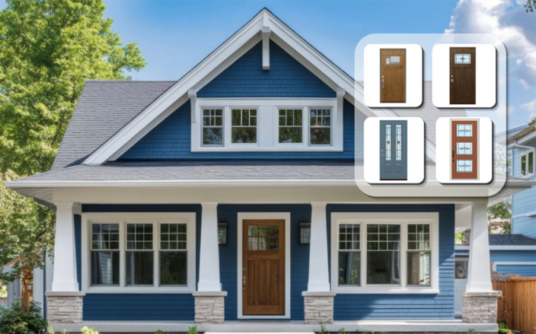 Doors products applied to a home in the Renoworks visualizer