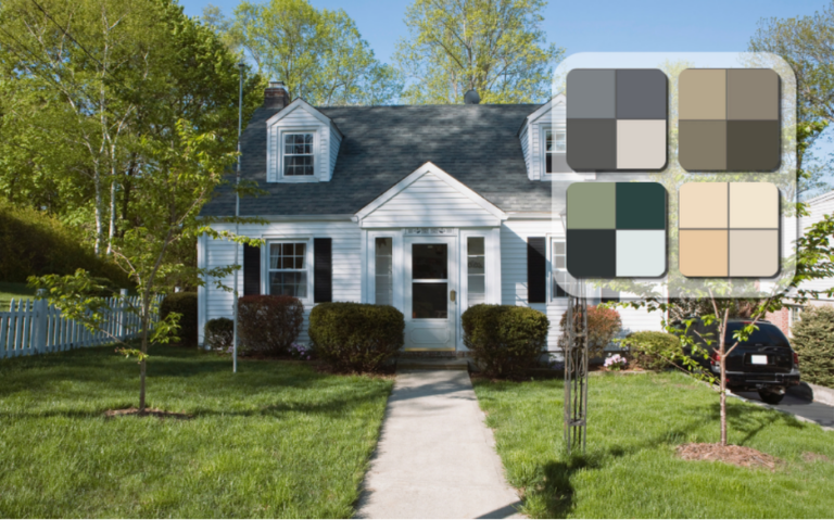 Paint products applied to a home in the Renoworks visualizer